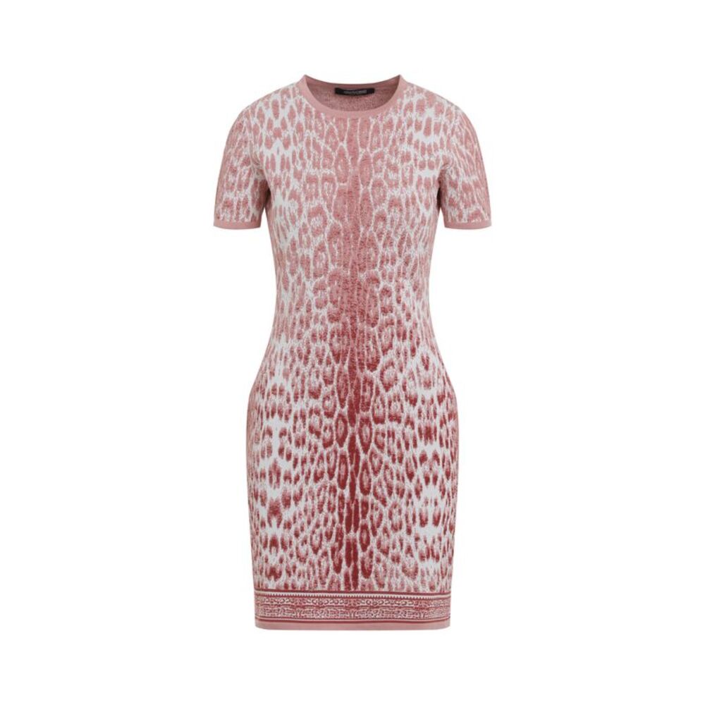 Roberto Cavalli Jaguar Print Dress Women